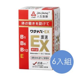 渡邊 EX糖衣錠 六入組